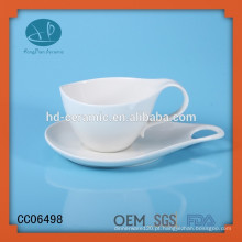 Drinkware, tipo, porcelana, café, copo, pires, personalizado, café, copo, saucer, impressão